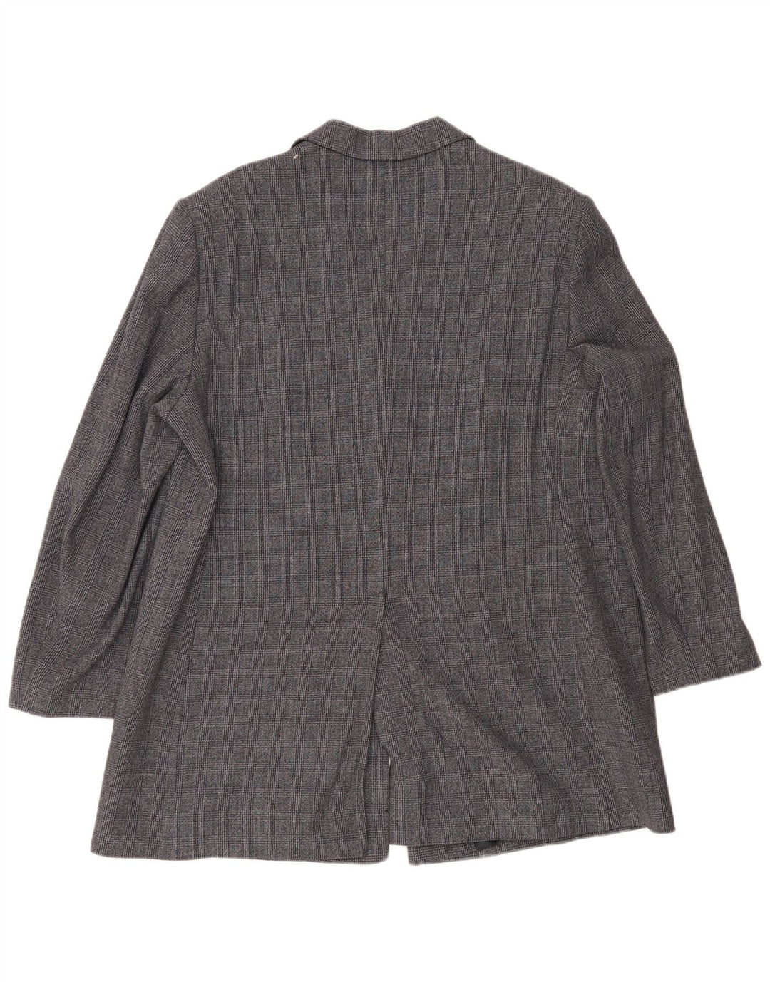 ELENA MIRO Chaqueta tipo blazer de 3 botones para mujer UK 22 2XL Azul marino Pata de gallo
