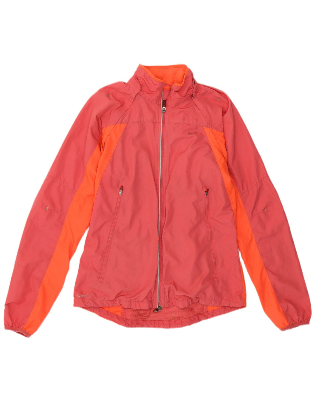 Chaqueta impermeable Nike Storm-Fit para mujer UK 40 Poliéster color block rosa medio