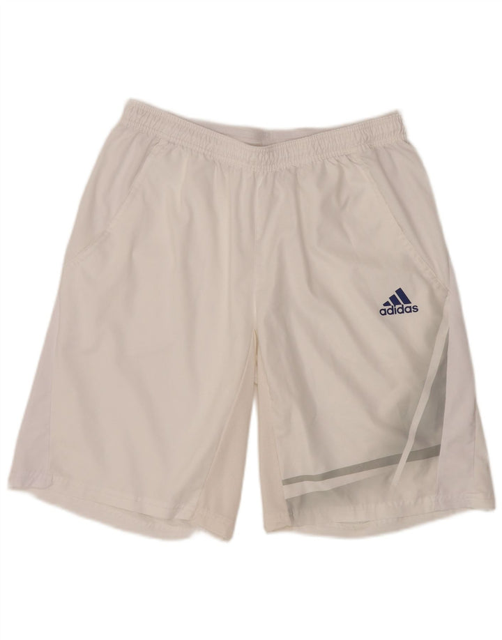 ADIDAS Hombres Adizero Sport Shorts Grande Blanco Colorblock