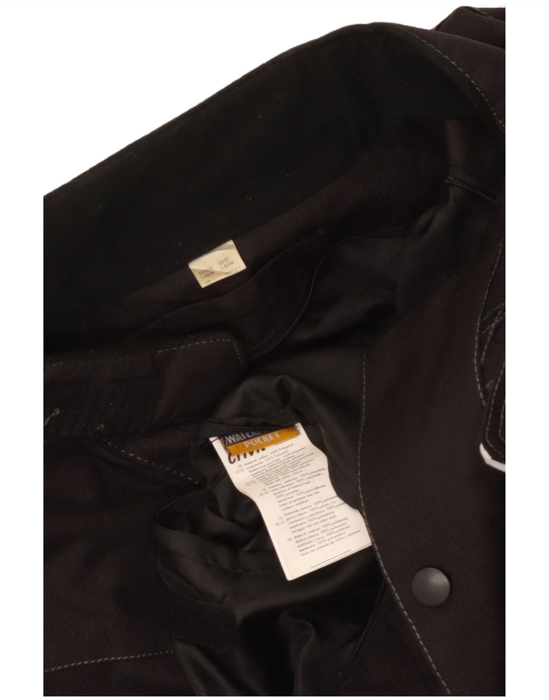 Crivit Chaqueta Racer para hombre UK 40 Large Poliamida negra