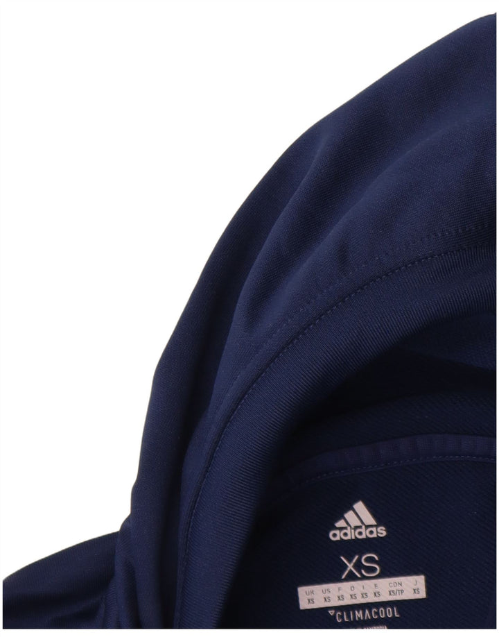 Adidas Hombre Gran Bretaña Sudadera con capucha Jumper XS Azul Marino Poliéster