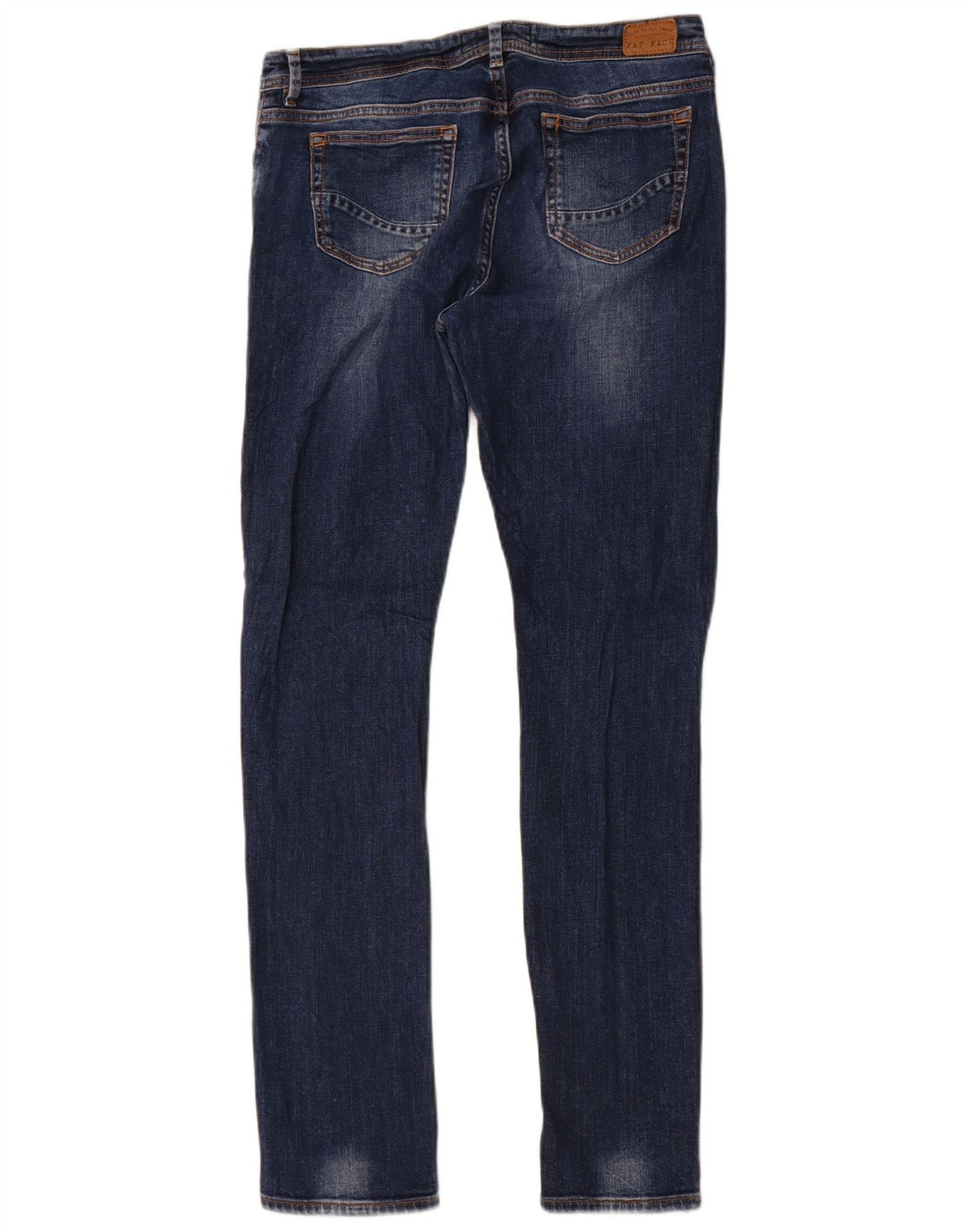 Vaqueros ajustados para mujer Fat Face UK 12 Medium W30 L30 Azul