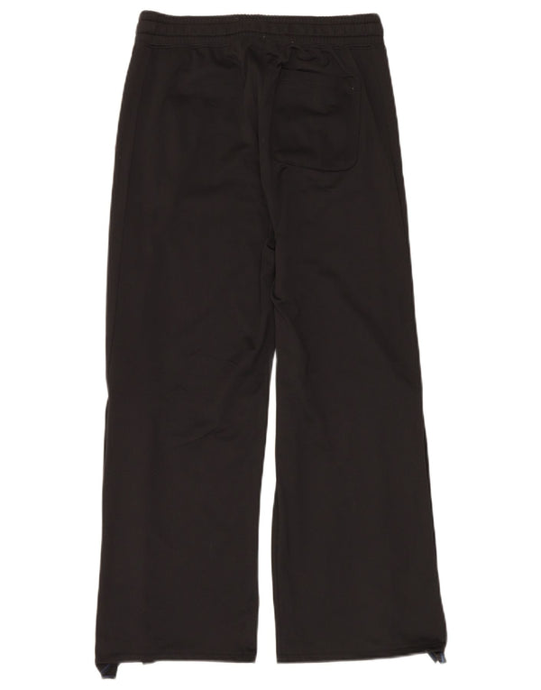 Champion Pantalones De Chándal Gráficos Para Mujer UK 10 Small Poliéster Negro