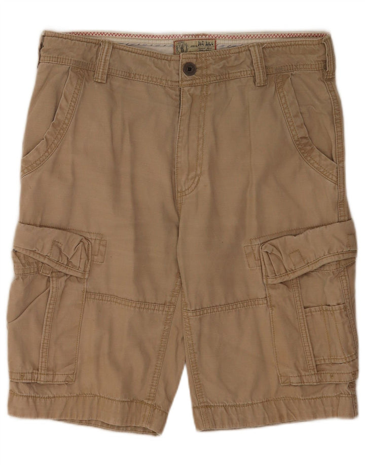 Pantalones cortos cargo para hombre Fat Face W34 Algodón beige grande