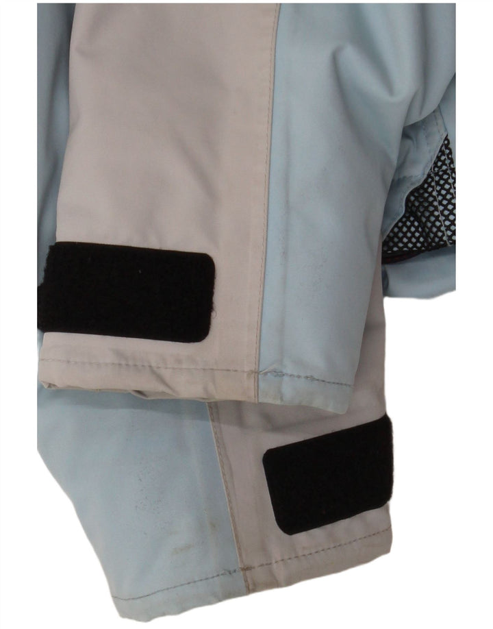 Musto Chaqueta impermeable extragrande con capucha para mujer UK 10 Small Blue Colourblock