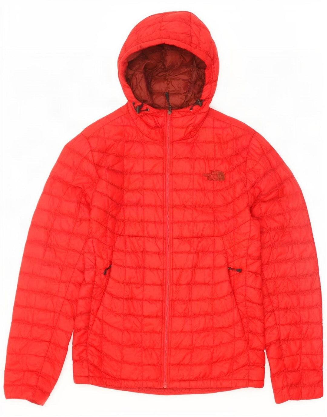 The North Face Chaqueta acolchada con capucha para hombre UK 36 Small Red Nylon