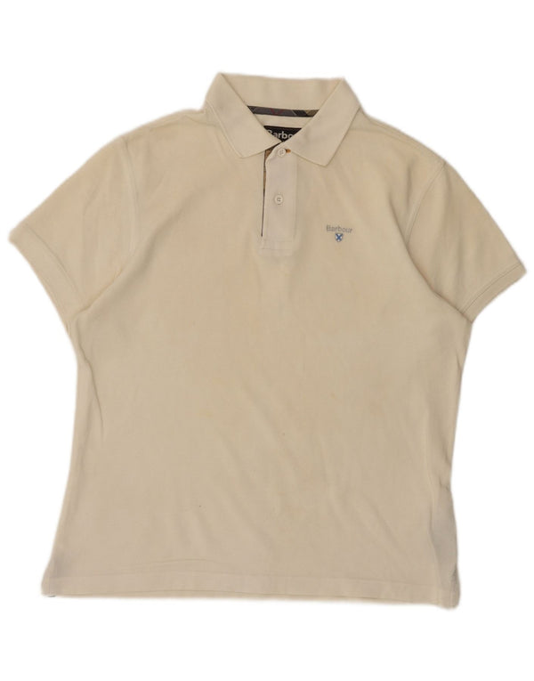 BARBOUR Polo Hombre Algodón Beige Medio