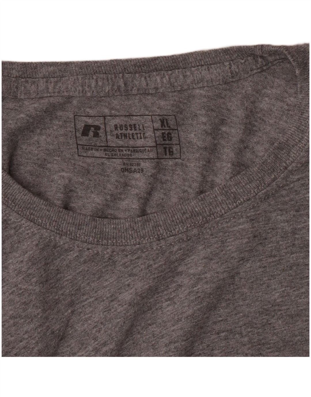 Russell Athletic Camiseta para niño Top 14-15 años XL Gris