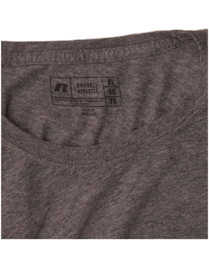 Russell Athletic Camiseta para niño Top 14-15 años XL Gris