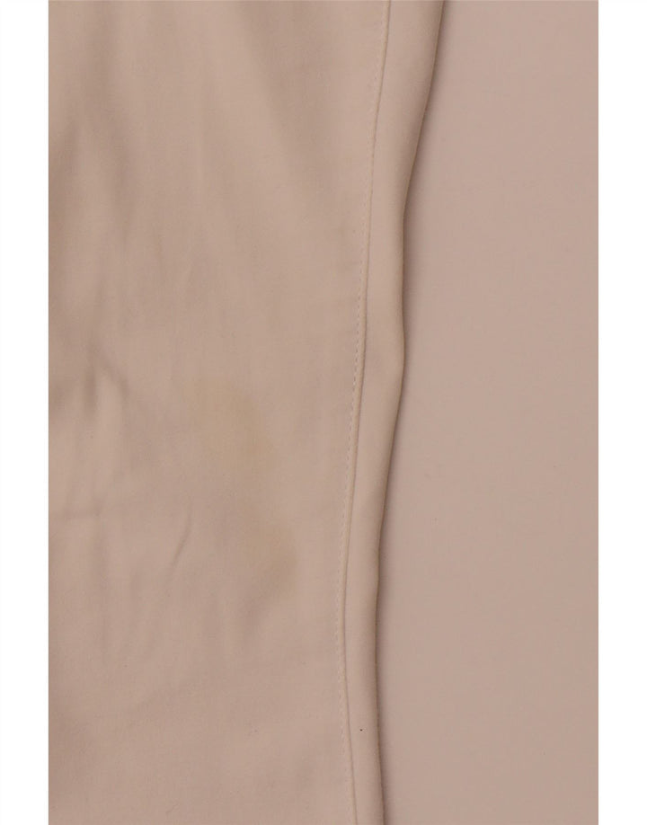 SUPERDRY Pantalones chinos ajustados para mujer UK 12 Medium W32 L29 Algodón blanco