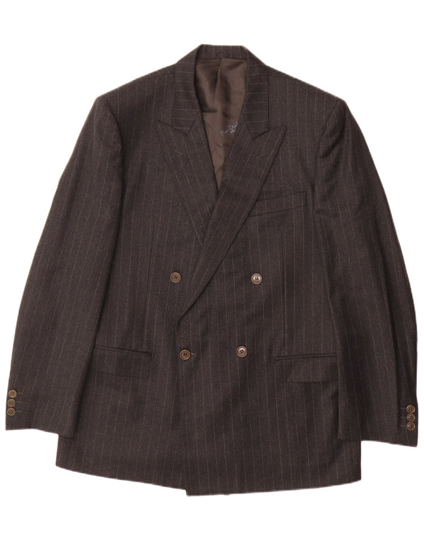 Pierre Cardin Traje de 2 piezas con doble botonadura para hombre UK 40 Large Grey Classic