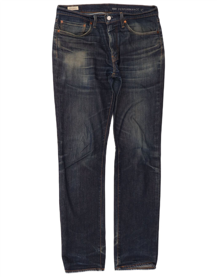 Levi's Hombre 511 Slim Jeans W34 L34 Algodón Azul