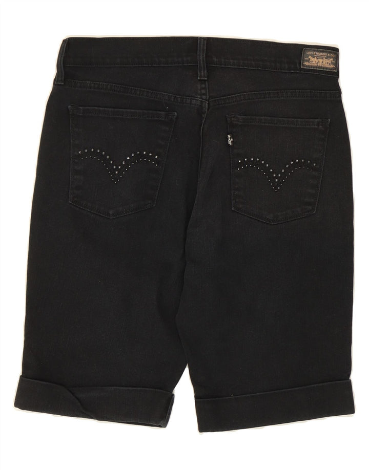 LEVI'S Womens Denim Shorts US 6 Medium W28  Black Cotton Vintage Levi's and Second-Hand Levi's from Messina Hembry 