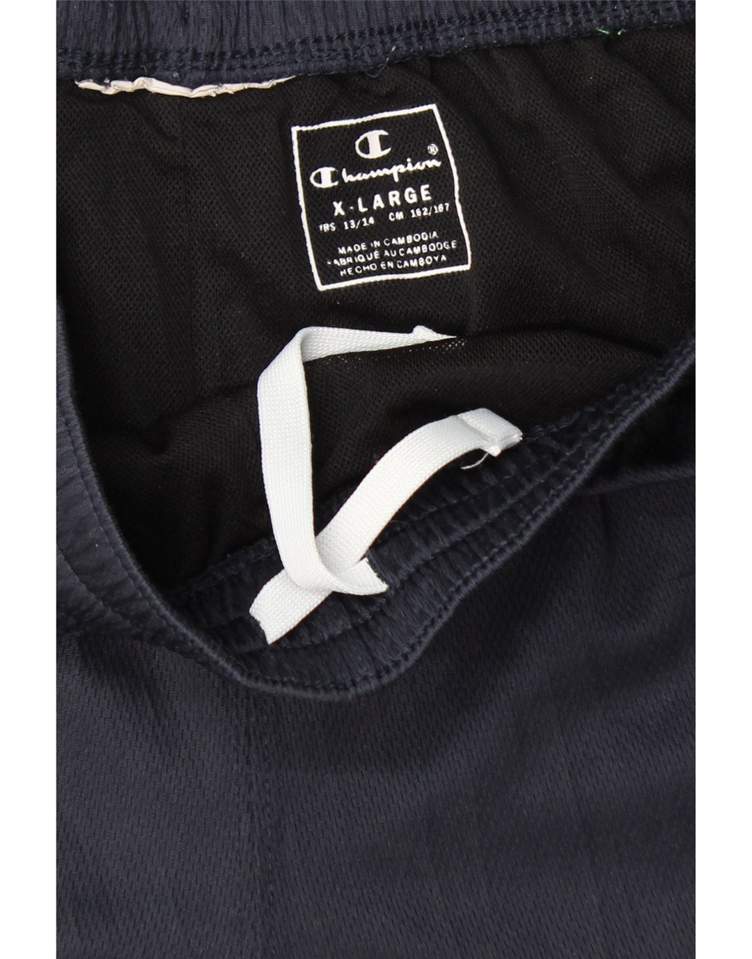 CHAMPION Pantalones cortos deportivos con gráficos para niños 13-14 años XL Azul marino