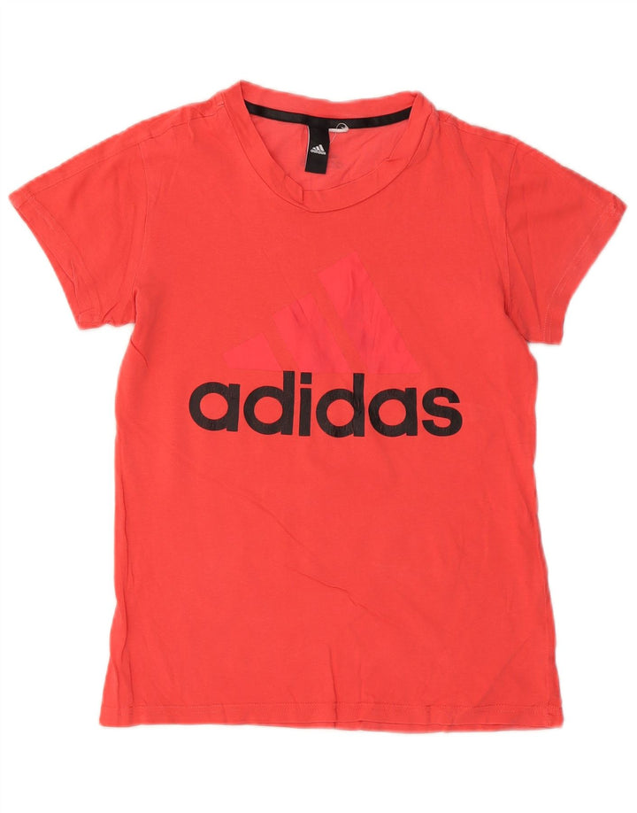 ADIDAS Camiseta gráfica para mujer Top UK 12 Medium Red