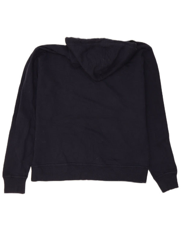 Champion Sudadera con capucha gráfica para hombre, jersey grande de algodón azul marino