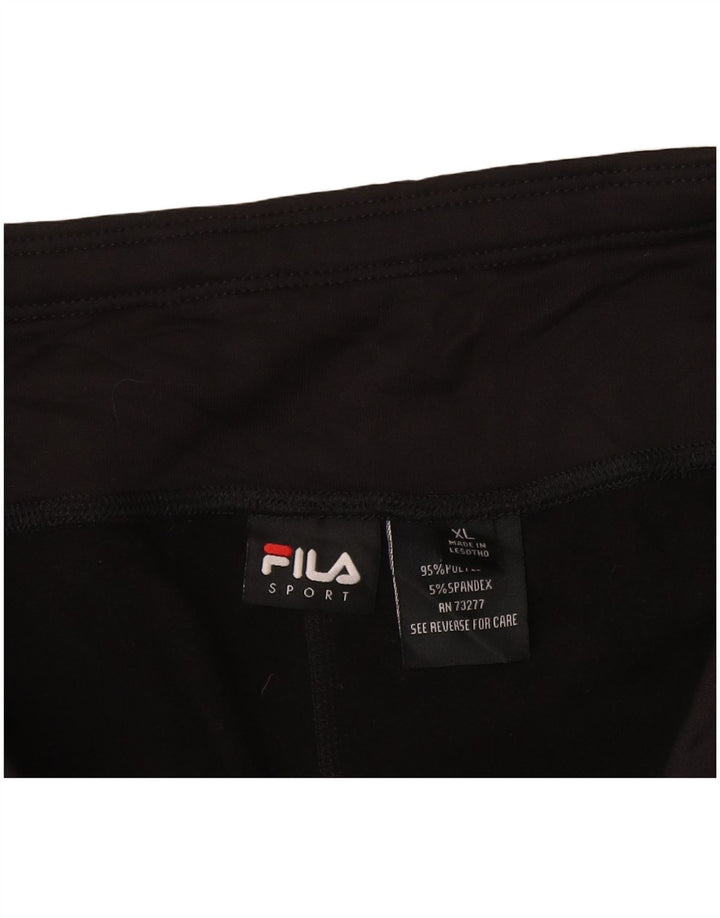 Fila Leggings para mujer ES 40 XL Poliéster negro