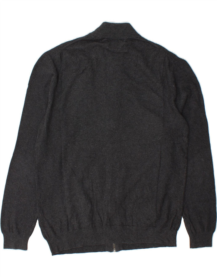 GUESS Mens Cardigan Sweater Large Grey Cotton Vintage Guess and Second-Hand Guess from Messina Hembry 