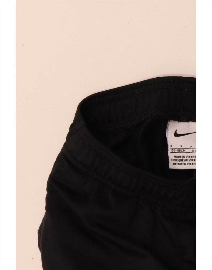 Nike Pantalones de chándal para niños 4-5 años Small Negro Poliéster