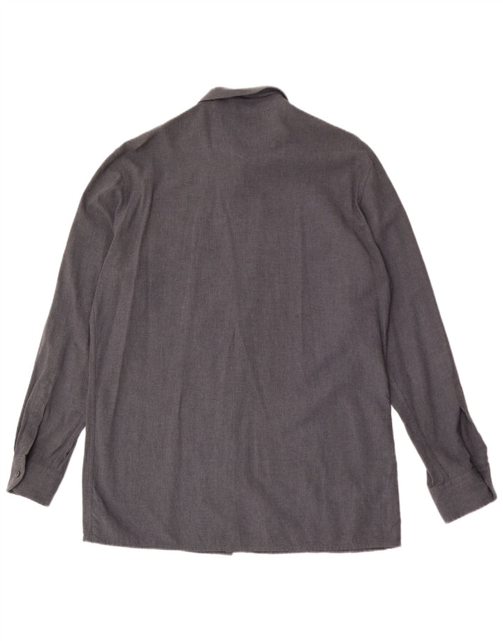 Camisa Hugo Boss Hombre Grande Viscosa Gris