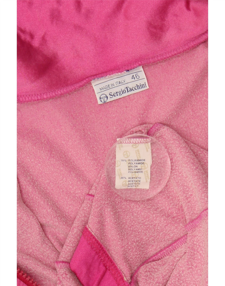 SERGIO TACCHINI Chaqueta superior de chándal para mujer IT 46 Large Pink Colourblock