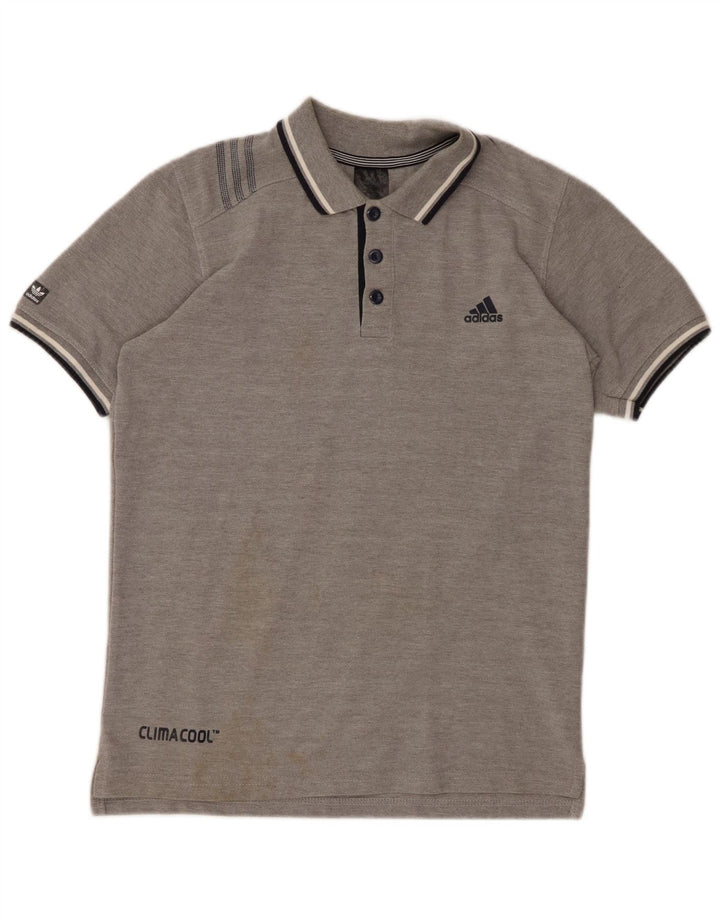 Polo ADIDAS Climacool para hombre gris medio