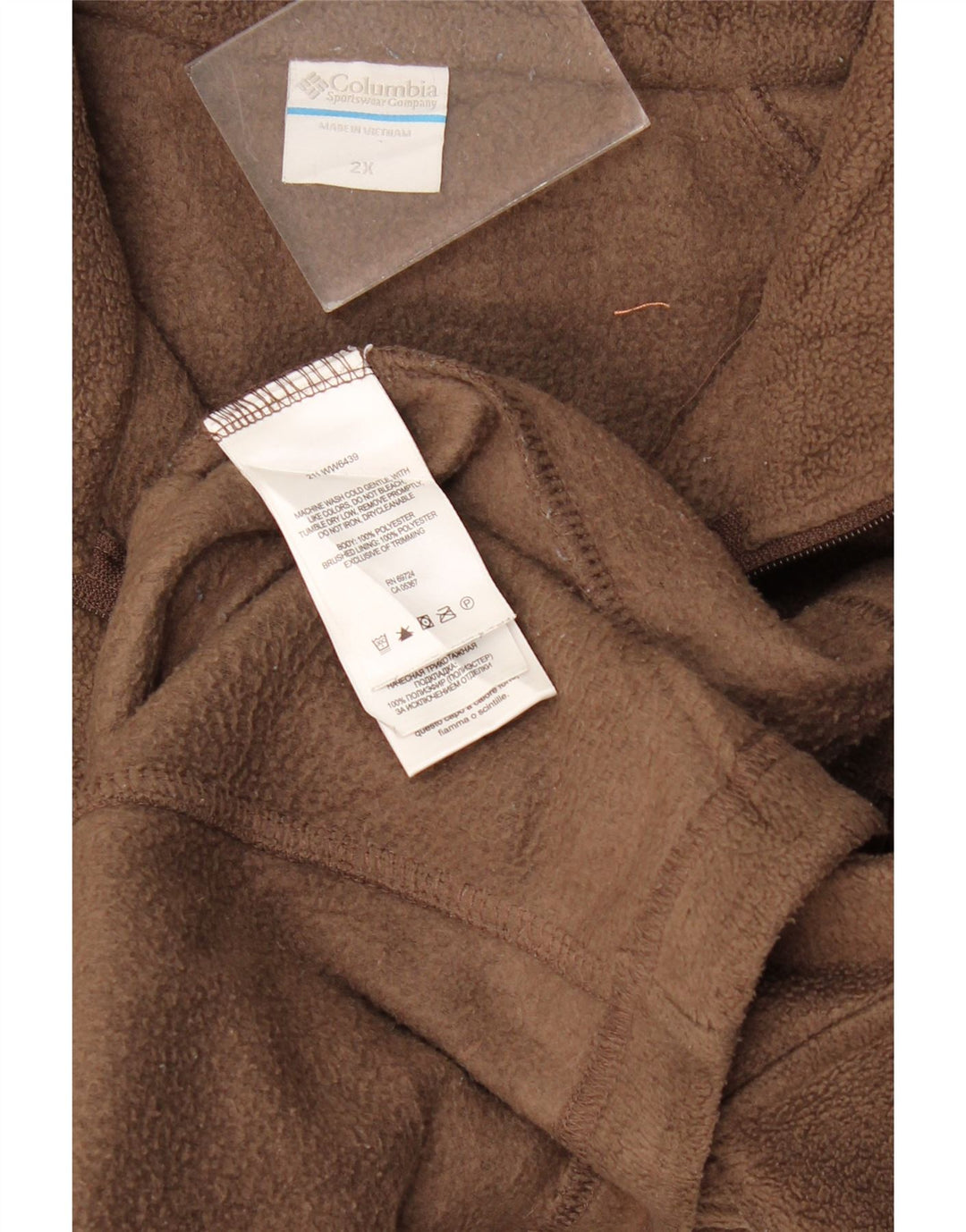 Columbia Chaqueta polar para mujer UK 20 2XL Marrón Poliéster