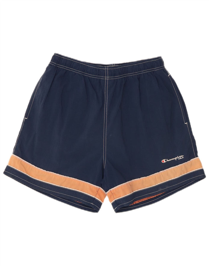 Champion Bañador para hombre, talla grande, color azul marino