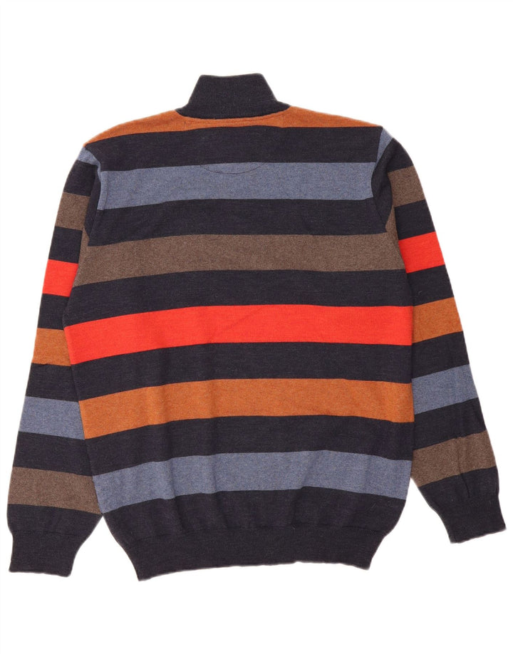 Paul & Shark - Jersey para hombre con cuello y cremallera, talla grande, multicolor