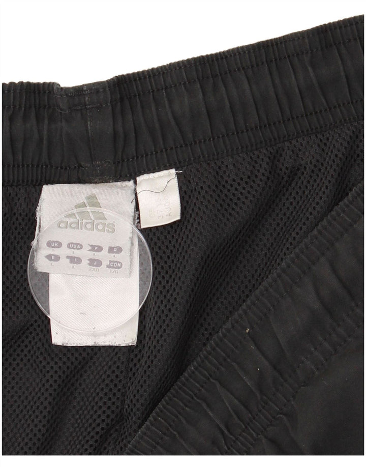 ADIDAS Pantalones cortos deportivos para hombre grande negro