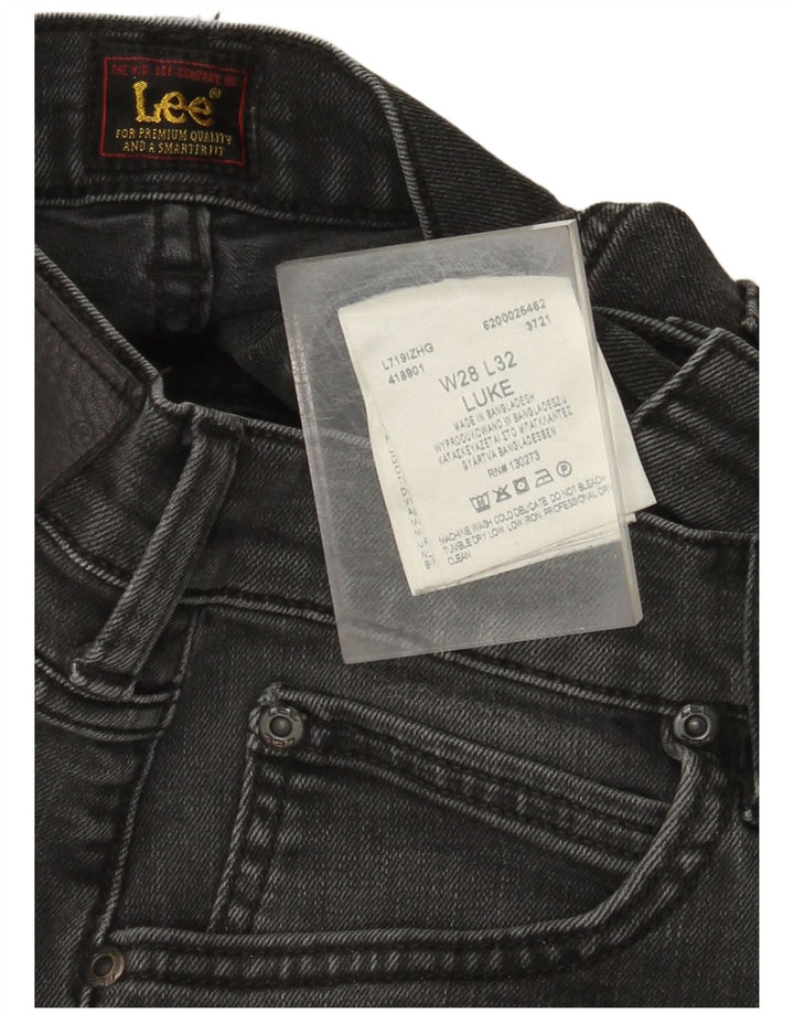 Lee Jeans Luke Slim para Hombre W28 L32 Algodón Gris