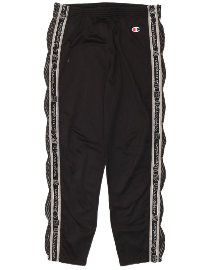 Champion Pantalones De Chándal Gráficos Para Hombre Negro Grande