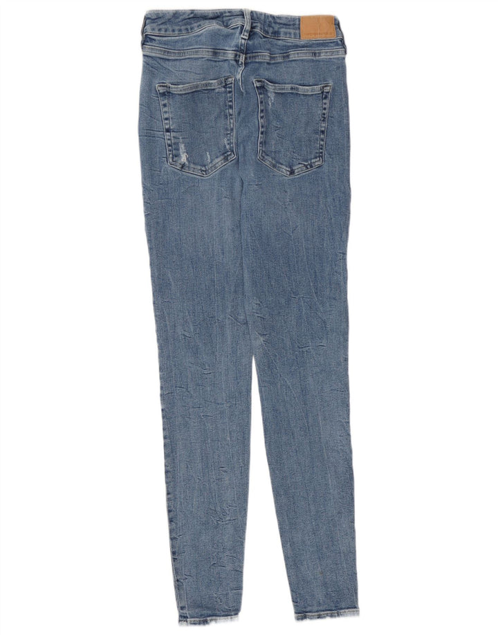 Superdry Vaqueros Pitillo Desgastados W30 L29 Azul
