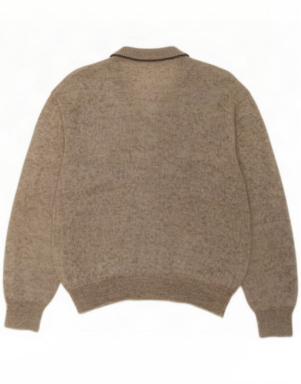 Berluti Cárdigan gráfico para mujer IT 44 Large Beige