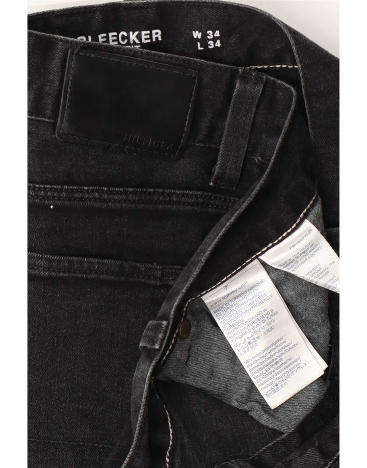 Wrangler Vaqueros ajustados Bleecker para hombre W34 L34 Algodón gris