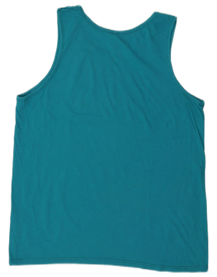 Kappa Hombre Chaleco Top XL Azul Algodón