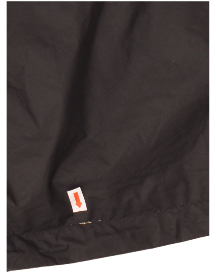 Adidas Chaqueta cortavientos con gráfico de Alemania para hombre, Reino Unido 38/40, nailon negro mediano