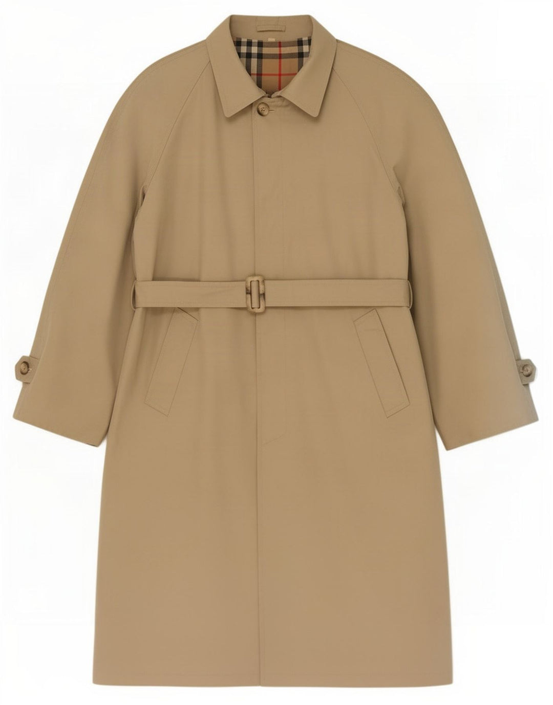 Gabardina vintage para hombre IT 50 Poliéster beige grande