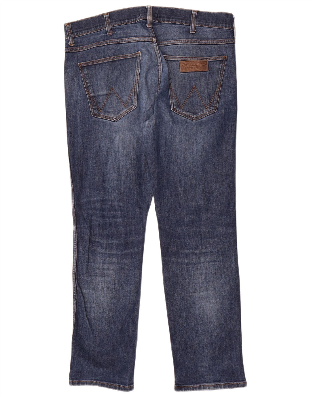 Vaqueros Wrangler Slim Greensboro para hombre W33 L30 Poliéster azul marino