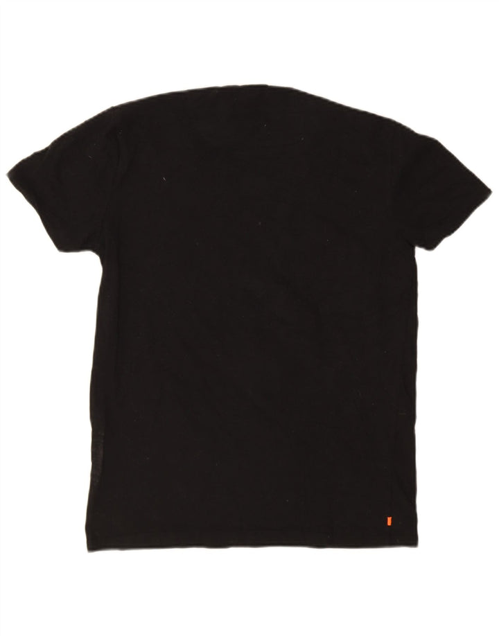 Superdry Camiseta Slim Fit Para Hombre Camiseta Mediana De Algodón Negro