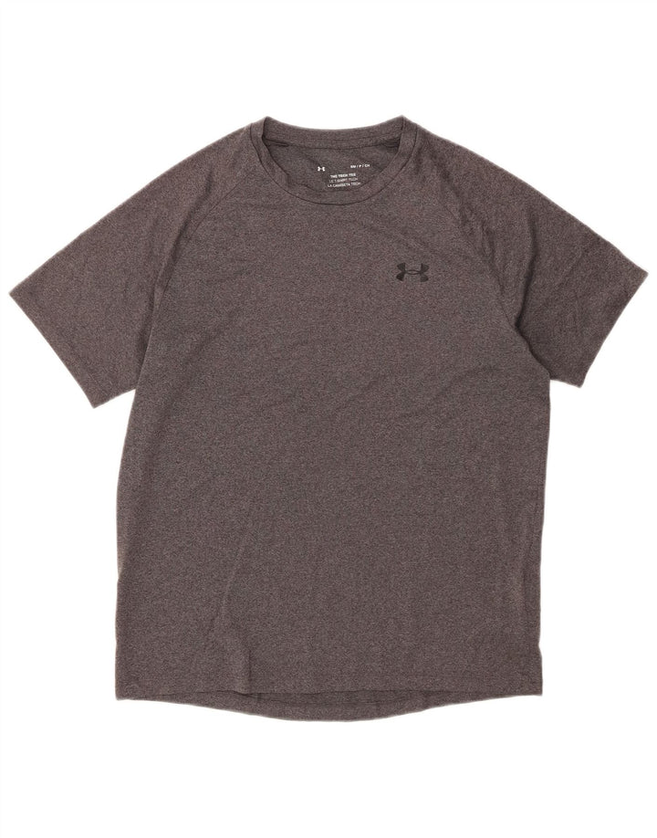 Camiseta Under Armour Hombre Top Small Gris Poliéster