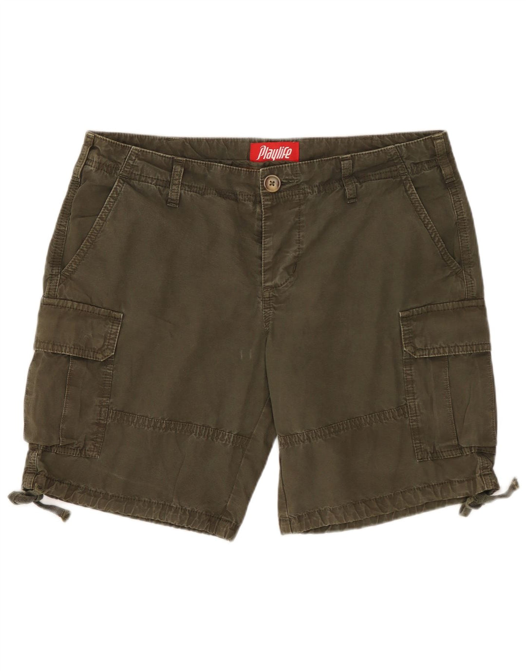 Pantalones cortos cargo para mujer Playlife IT 44 Medium W32 Caqui