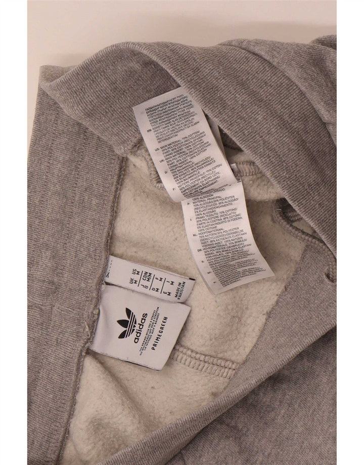 Adidas Hombre Pantalones De Chándal Joggers De Algodón Moteado Gris Medio