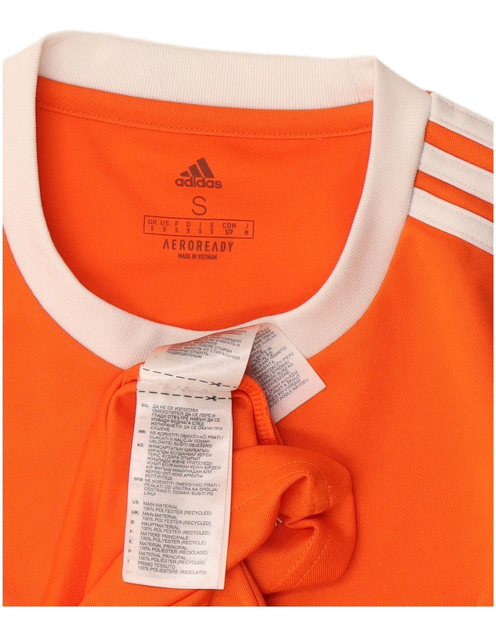 Adidas Hombre Aeroready Camiseta Top Pequeño Naranja Poliéster