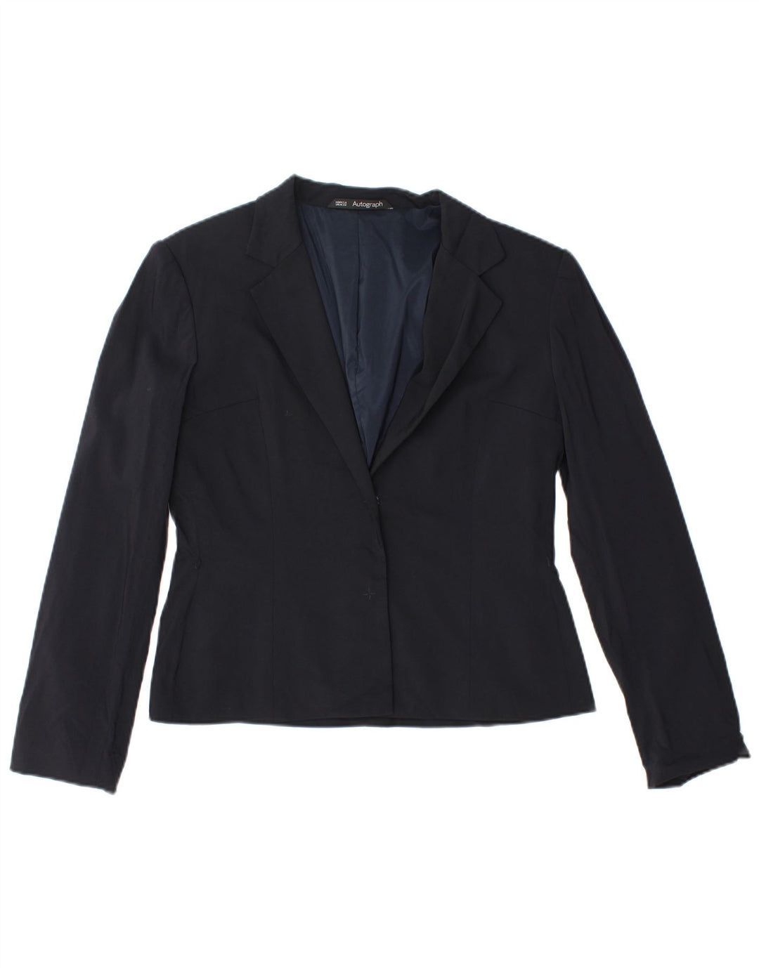 Marks & Spencer Chaqueta Autograph para Mujer UK 40 Medium Azul Marino