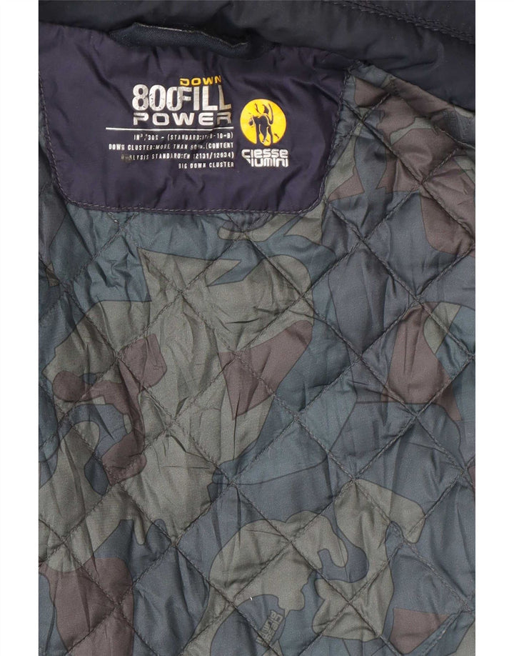 Ciesse Piumini Chaqueta acolchada de corte regular para hombre Talla 52 Grande Azul marino