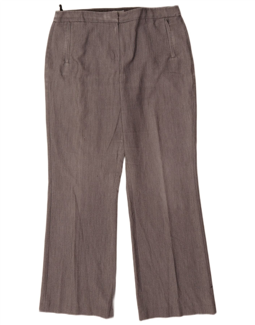 Marks & Spencer Pantalones de traje con corte de bota para mujer UK 46 Large W32 L32 Gris