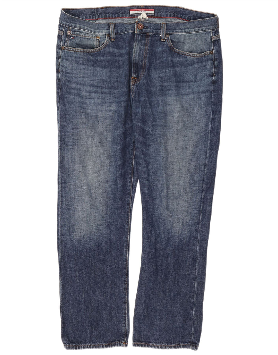 Tommy Hilfiger Vaqueros rectos para hombre W38 L30 Azul
