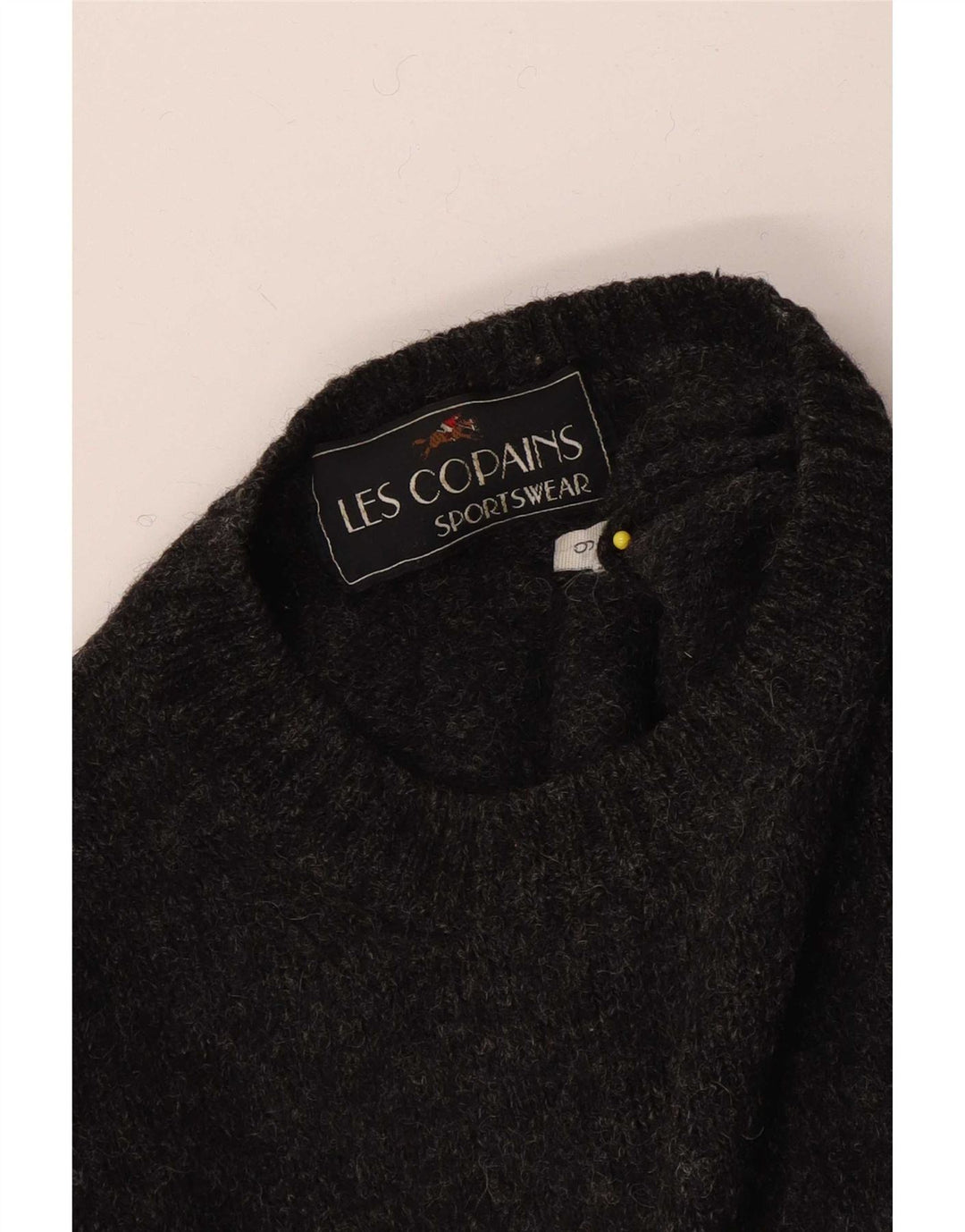 Les Copains - Jersey de cuello redondo para hombre, talla grande, color gris