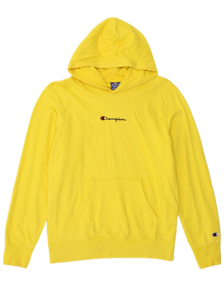 Champion Sudadera Con Capucha Jersey De Algodón Amarillo Mediano Hombre